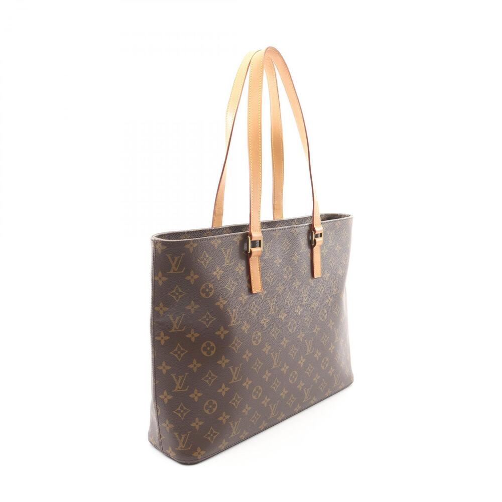 Louis Vuitton Luco Tote Bag Canvas Leather Monogram Brown